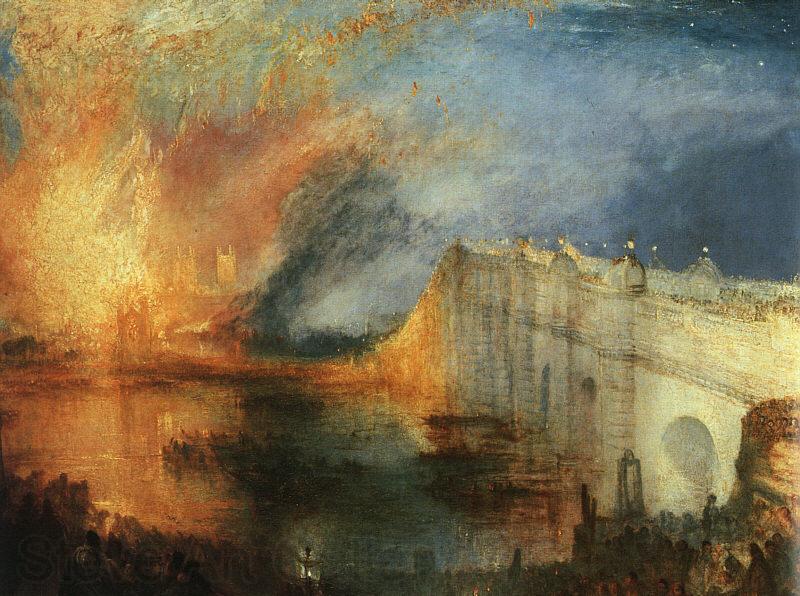 Joseph Mallord William Turner The Burning of the Houses of Parliament